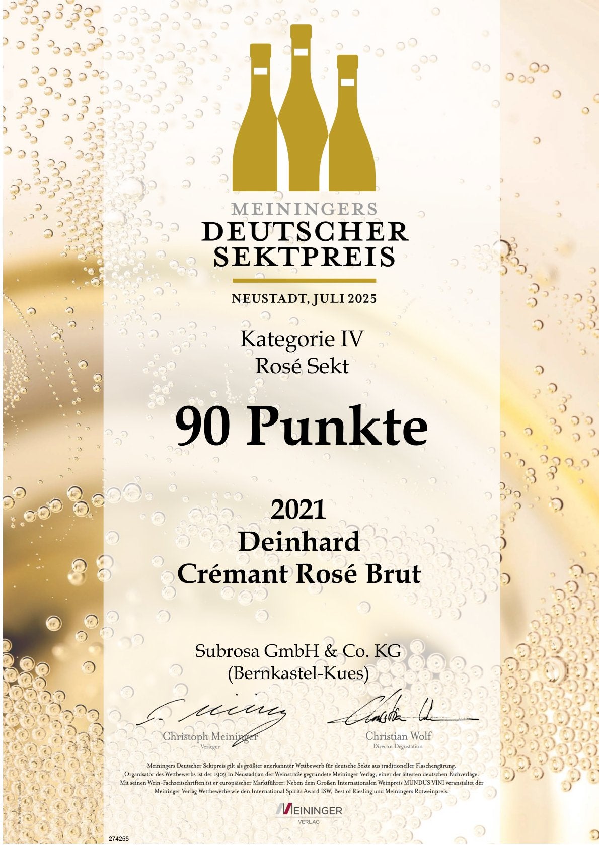 Crémant Rosé 2021 brut